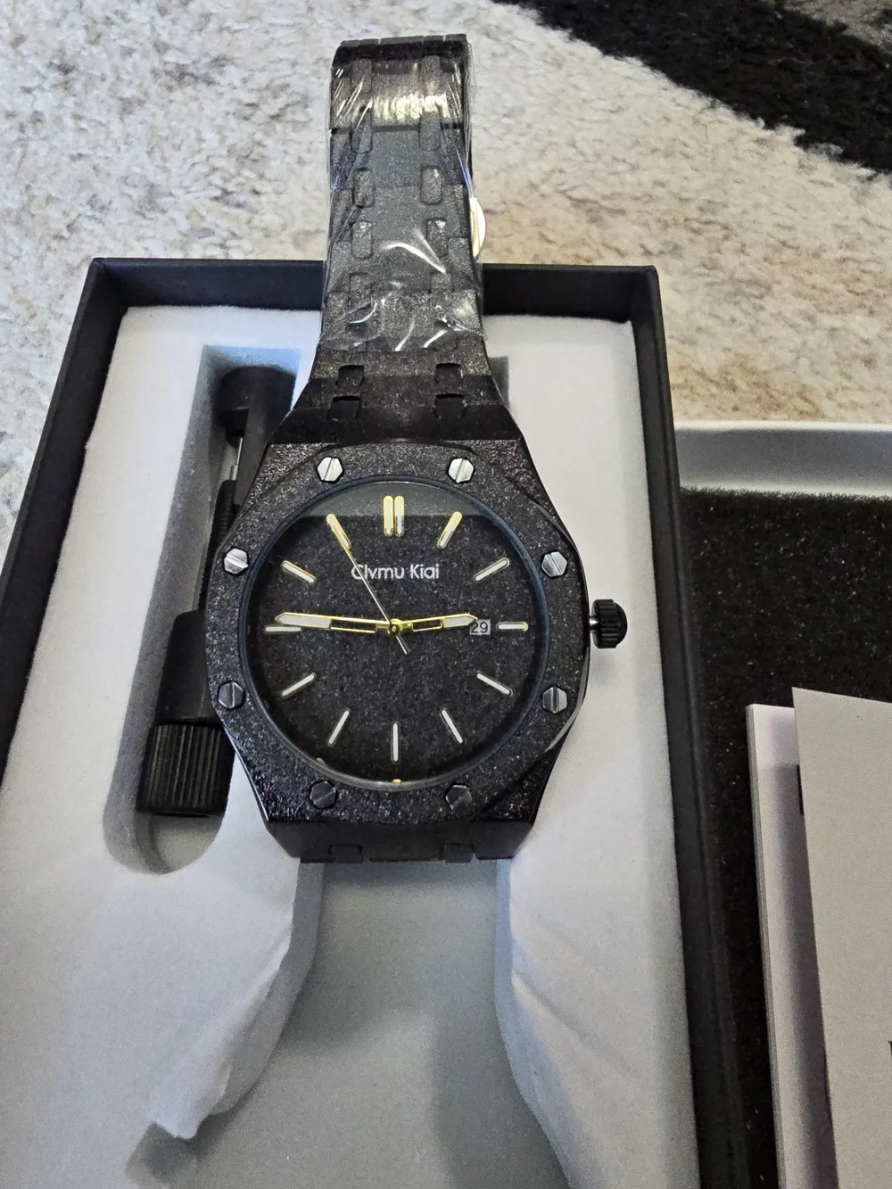 Men’s Black and Gold Authomatic Sport Watch